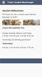 Mobile Screenshot of praxiscarolinewackernagel.ch